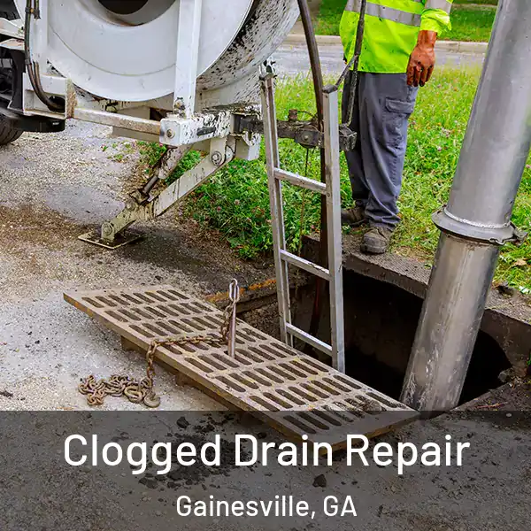  Clogged Drain Repair Gainesville, GA