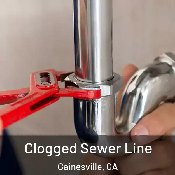  Clogged Sewer Line Gainesville, GA