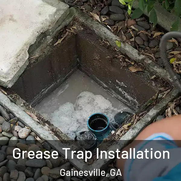  Grease Trap Installation Gainesville, GA