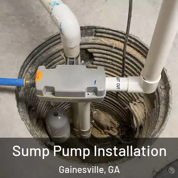  Sump Pump Installation Gainesville, GA